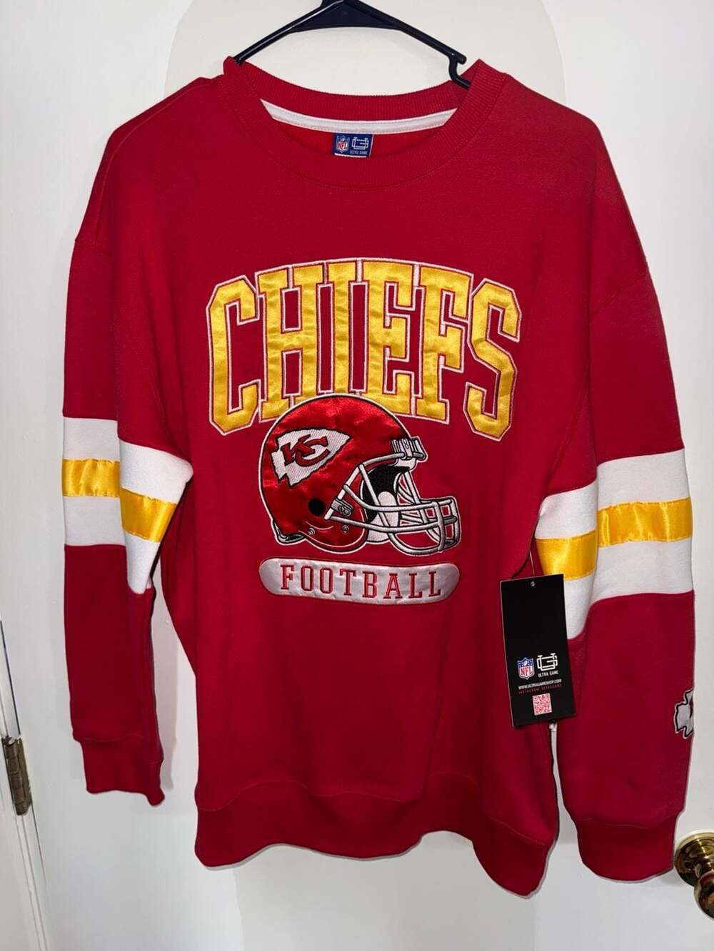 NFL Kansas City Chiefs Embroidered Helmet Sweatshirt